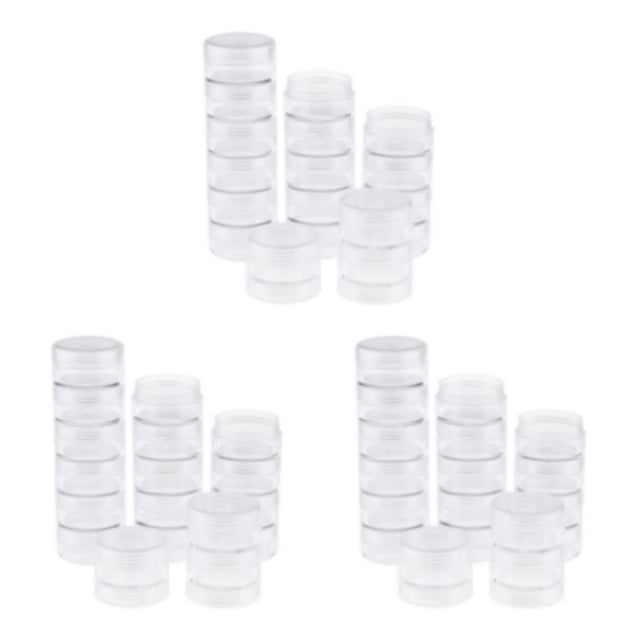 Caja de Almacenamiento Qarigey 18x de Plástico Vacía con Tapas de Rosca Tipo 1 NO1