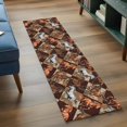 thumbnail image 3 of Runner Rugs 2x6 Ft, Vintage Gray Brown Horses Non Slip Area Rugs for Kitchen Bedroom Entryway, Farmhouse Plaid Country Animals Washable Carpet Runner Rug Floor Mats for Bedroom Home Decor, 3 of 8