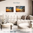 thumbnail image 4 of Elephant Stock Punta Cana Beach Sunrise Wall Art - Horizontal Canvas Wall Art - Living Room Wall Decor - Beach Canvas - Orange And Blue Decor - 36" x 24", 4 of 8