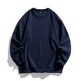 thumbnail image 1 of pstuiky Camisas casuales de manga larga para hombre, Camisa blusa con capucha ligera de color liso para hombre con cuello redondo suelto y base de regazo camisetas de hombre xxxl, 1 of 3