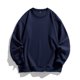 thumbnail image 1 of pstuiky camisas de manga larga para hombre, Camisa blusa con capucha ligera de color liso para hombre con cuello redondo suelto y base de regazo Tops de hombre l, 1 of 3