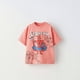 thumbnail image 1 of Camisetas de verano para niños y niñas, ropa deportiva informal, Camiseta con estampado de dibujos animados, Tops holgados de manga corta con cuello redondo a la moda, 1 of 5