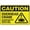 Warning Sign 3, variant on Metal Tin Signs Caution Men At Work Retro Aluminum Sign Metal Tin Sign 8"x12" Vintage Style, Funny Pool Wall Decor Art, Men At Work Marker