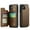 Brown, variant on for iPhone 11 Case with Card Holder, Wallet Case for Women Men with RFID Blocking, Durable Leather Kickstand Magnetic Clasp Shockproof Phone Case for iPhone 11
