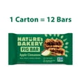 thumbnail image 2 of Nature's Bakery Whole Wheat Fig Bars, Apple Cinnamon, Real Fruit, Vegan, Non-GMO, Snack Bar, 1 Box With 12 Twin Packs (12 Twin Packs), 2 of 4