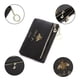 thumbnail image 2 of Monedero de piel auténtica con cremallera y diseño de abeja para mujer, llavero, minimonedero, 2 of 2