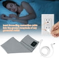 thumbnail image 2 of Debonair Grounding Sheets,90% Organic Cotton + 10% Pure Silver Fiber, Grounding Bed Sheets with Grounding Cord for Healthy Sleep Therapy for Adults,Gray, 2 of 8