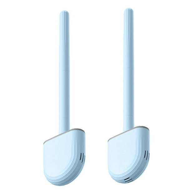 Paquete de 2 escobilla de baño, escobilla de baño de limpieza profunda para baño