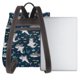 thumbnail image 3 of Disketp Friendly Sharks Mochila de Cuero para Mujer, Bolso de Espalda Antirrobo con Estilo para Viaje, Trabajo y Uso Diario, 3 of 4