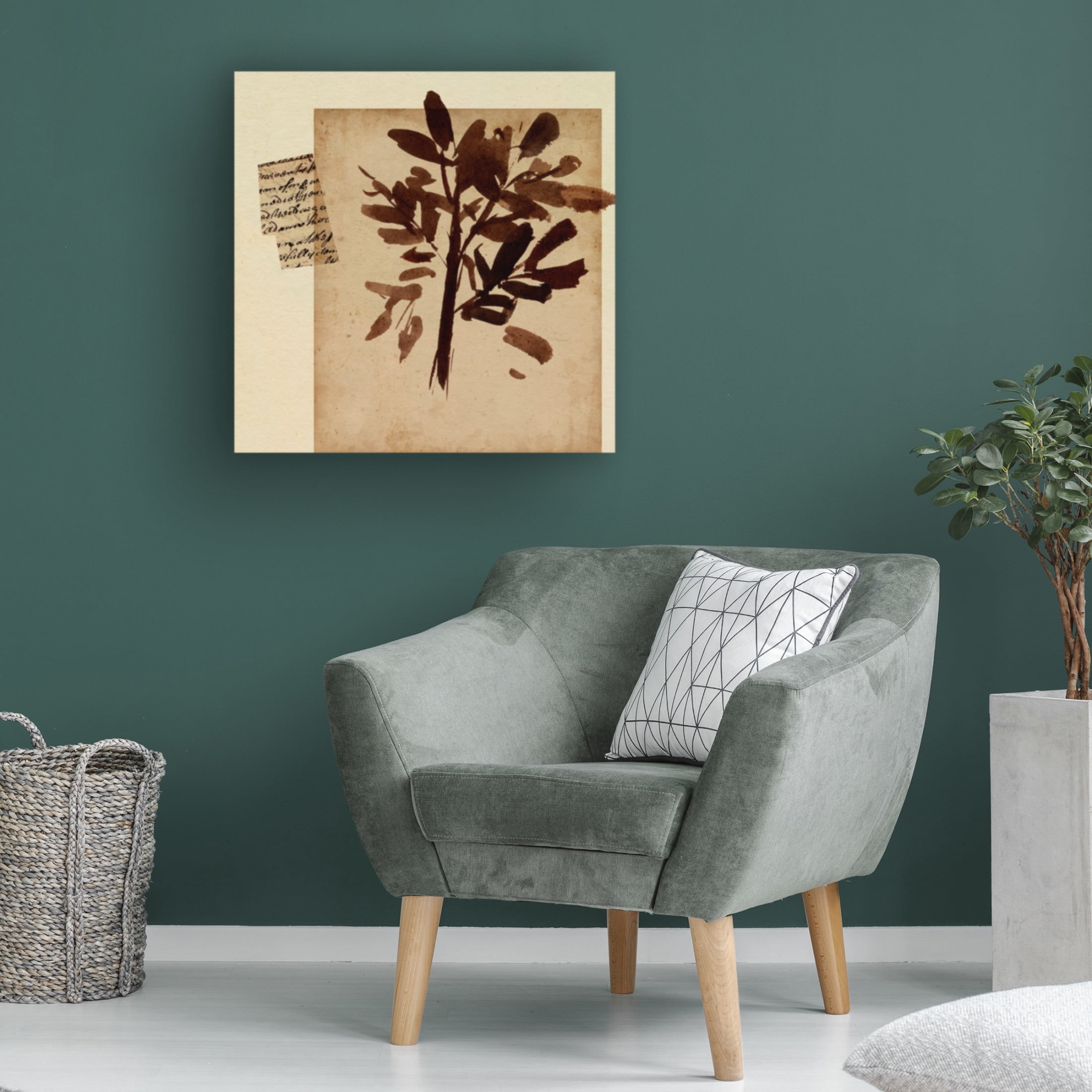 Canvas Wall Art - Melissa Wang 'Last Memory IV' Wall Art for Living Room, Bedroom, or Office Décor by Trademark Fine Art - 18 x 18 Inches