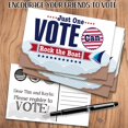 thumbnail image 3 of Vote Postcards Bulk - Just One Vote Can Rock the Boat - Set of 100 4x6 Standard Size - Show Patriotism and Promote Your Vote Counts, Send Postcards to Voters, 3 of 5