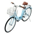 thumbnail image 6 of KFFKFF 26" Cruiser Bike,Single Speed,Pale Azure Coastal Cycle with Spacious Basket and Back Stand, Safe & Robust Bicycle with Modifiable Saddle,Adult Version, 6 of 9
