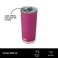 thumbnail image 3 of BUILT Torrent 20 oz Double-Wall Insulated Stainless Steel Tumbler Water Bottle, Magenta, 3 of 15