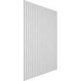 thumbnail image 3 of Ekena Millwork 94"H x 3/8"T Adjustable PVC Slat Wall Panel Kit w/ 2"W Slats, Unfinished (contains 22 Slats), 3 of 7