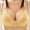 Yellow, variant on VERUGU Everyday Bras for Women Comfort Solid Wirefree OnePiece Bra Gathering Underwear Bras No Underwire Black A S