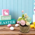 thumbnail image 4 of Easter Table Decor Colorful Speckled Easter Eggs Artificial Easter Flower Pot Spring Decor Easter For Home Outdoor Courtyard Easter Decorations, 4 of 9