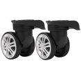 thumbnail image 1 of LHCER Roulette de Remplacement de Valise Roue de Frein Muette Double Rangée Valise Bagages de Remplacement Accessoires Extérieurs Universels, Roue de Remplacement de Valise, 1 of 8