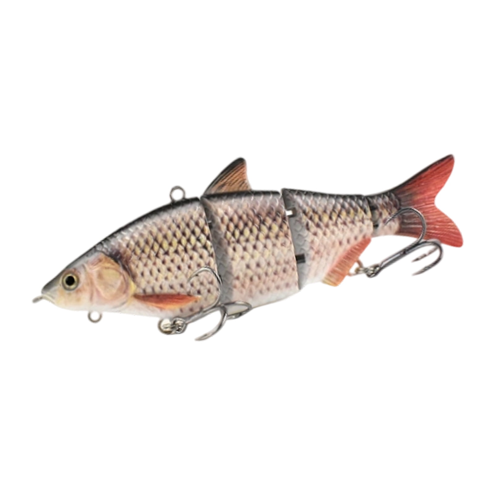 Multi-Jointed Electric Swimallurement Lure 15.5cm Rechargeable Fishing allurement with Indicators for Pike & Light Tackle