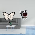 thumbnail image 2 of Reloj De Pared Acrílico Con Forma De Mariposa Para Oficina, Comedor, Habitación Infantil, Casa De Campo Con Estatua De Gato, Adorno Artesanal, Cuenco Para Llaves De Entrada, Cuenco Para, 2 of 8
