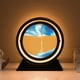 thumbnail image 3 of Wosthever Lámpara de de arte de arena móvil regulable USB Craft 3D paisaje Natural que fluye lámpara de noche Hotel Oficina sala de estar Decoración del hogar Wosthever HA067350-00, 3 of 6