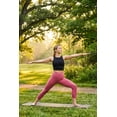 thumbnail image 6 of (2 pack) Turtle Bay New York Womens High Waist 7/8 Leggings in Double Knit Polyester Blend Fabric with side Pockets, 6 of 9