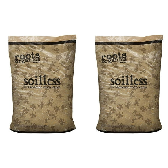 Roots Organics ROS Mélange Multimédia en Fibre de Coco pour Jardinage Hydroponique Sans Sol, 1,5 Pi3
