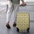 thumbnail image 3 of White Sunflower Pattern Luggage Cover Fashion Suitcase Cover Baggage Covers Fit 25-28 Inch Luggage (Go Travel), 3 of 5
