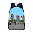 thumbnail image 1 of Back to School Runway Printed Backpack Polyester Backpack Sports Backpack School Backpack Daily Use For Work, 1 of 2