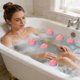 thumbnail image 4 of Set de bombas de baño para niños | Bolas de baño efervescentes de disolución lenta con sal marina y aceite | Alivio del estrés y relajación para la hora del baño de los niños, 4 of 8