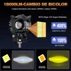 thumbnail image 3 of Auxiliares Faros Lupa Hi/lo Luz Bicolor Para 4x4 Autos Moto, 3 of 5