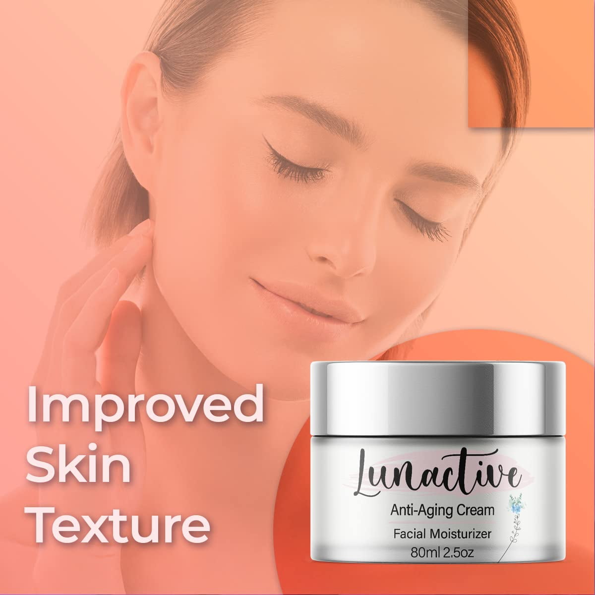 (1 Pack) Lunactive - Anti-Aging Face Cream and Ageless Moisturizer - Ingredients for All Skin Types