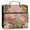 Flamingos in Tropical Garden, variant on Water-Resistant 3-Ring Binder Organizer with Multiple Pockets Zipper Binder Bag for Office Flamingos in Tropical Garden