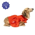 thumbnail image 4 of Oodles Sweet Strawberry Flutter Dog Dress, Red, Medium, 4 of 12
