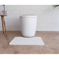 thumbnail image 3 of Castello USA Inc Modern Diatomite Stone Toilet Contour Mat in White, 3 of 4