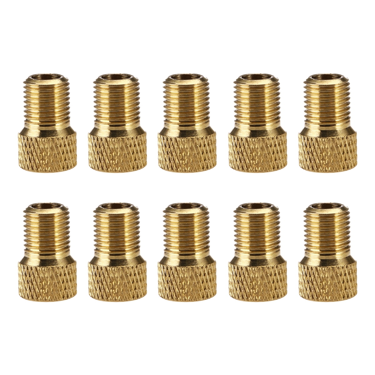 PIXNOR 10pcs Presta to Schrader Bike Pump Adapters Connectors