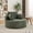 Green02, variant on Leumius Oversized Round Chair Lounge Chaise Indoor,50" Upholstered Corduroy Deep Seat Single Cloud Sofa Chair, Fluffy Modern Large Circle Boneless Sleeper Sofa for Living Room, Bedroom,Green