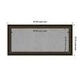 thumbnail image 4 of Amanti Art Villa Oil Rubbed Bronze Framed Magnetic Board 54 x 26 in., 4 of 7