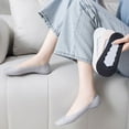 thumbnail image 6 of Uooqdmx No Show Socks Womens, Low Cut Socks Women, No Slip Socks Women, Spring Summer Breathable Socks Women, Ruffle Socks Woman, Gray One Size, 6 of 6