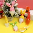 thumbnail image 4 of 6PCS Easter Plush Doll With Pointed Hat Cute Bunny Faceless Dwarf Toy, 4 of 8