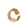 thumbnail image 5 of Anillo abierto de acero inoxidable estilo irregular para mujer Anillo simple Anillo de acero de titanio que no se decolora, 5 of 5