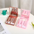 thumbnail image 6 of RAGUPEL 2026 New 5-Pcs Mini Portable Travel Makeup Brush Set with Storage Case, Professional Makeup Brush Tool Kit for Travel, Home, Office, and Fitness, 6 of 7