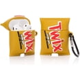 thumbnail image 1 of Funda de silicona suave de dibujos animados compatible con AirPods 2 y 1 - Linda y divertida funda protectora a prueba de golpes [Serie Chocolate Biscuit] (Twix), 1 of 5