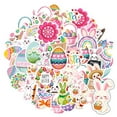 thumbnail image 4 of 35pcs-70pcs Cute Easter Stickers Bunny Stickers Colorful Eggs for Laptops Suitcase Phone, 4 of 9