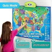 Best Learning i-Poster My USA Map Interactive Geography Toy STEM Learning Ages 5 to 12