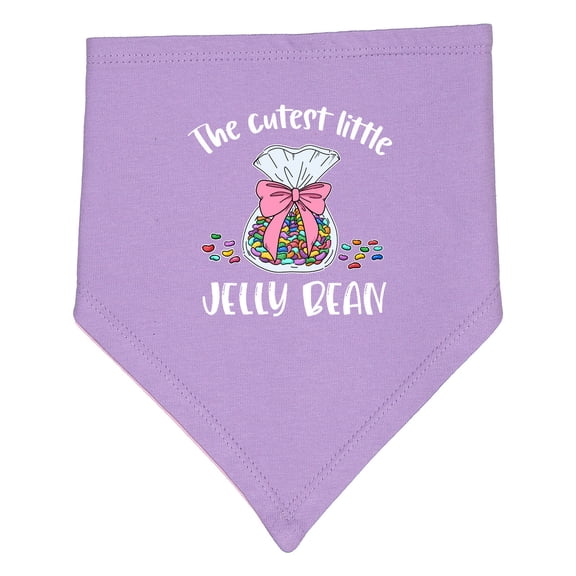 Inktastic The Cutest Little Jelly Bean Baby Bandana Bib