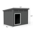 thumbnail image 3 of Dog House for Both Indoor and Outdoor with Weatherproof Roof Removable Floors for Medium to Large Dogs Interior Space, 3 of 7