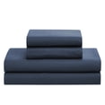 thumbnail image 5 of 8 Piece Embossed Checkered Bed in a Bag Bedding Set, King - Navy Blue, 5 of 5
