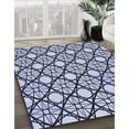 thumbnail image 3 of Ahgly Company Machine Washable Indoor Round Transitional Heavenly Blue Area Rugs, 7' Round, 3 of 7