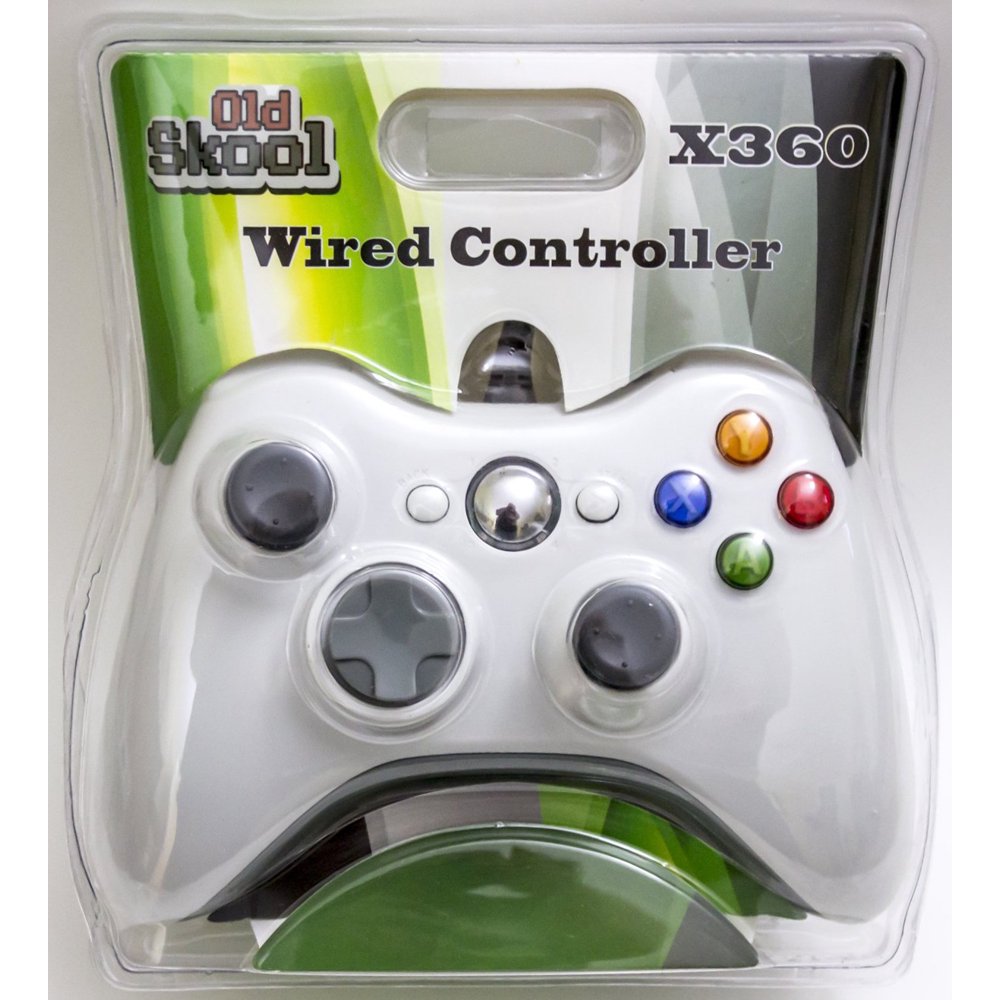 Wired USB Controller for PC & Xbox 360 White