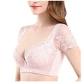 thumbnail image 1 of asdoklhq Sports Bras for Women,Underwear Lace Half-Sleeved Bra Lingerie Anti-Sagging Lingerie, 1 of 5